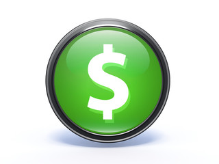 money circular icon on white background