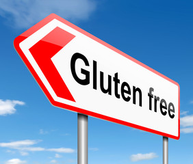 Gluten free concept.