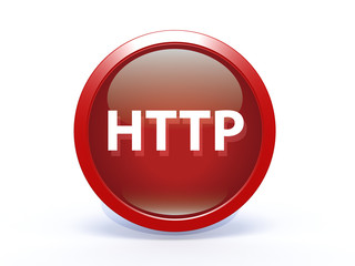 http circular icon on white background