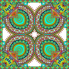 Traditional ornamental floral paisley bandanna