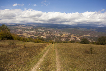 Fototapeta na wymiar Mountains in Nagorno Karabakh