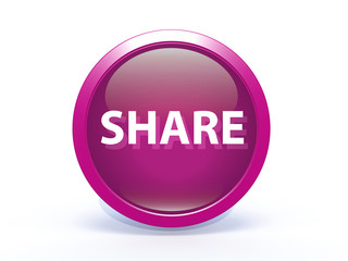 share circular icon on white background