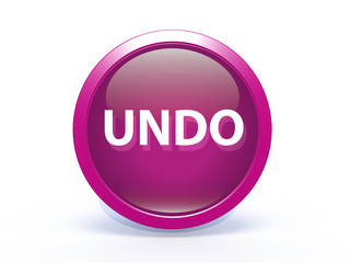 undo circular icon on white background