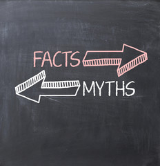 Separate myths over facts
