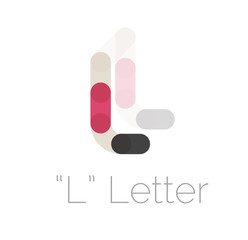 Minimal font or letter logo design