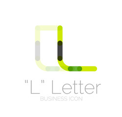Minimal font or letter logo design