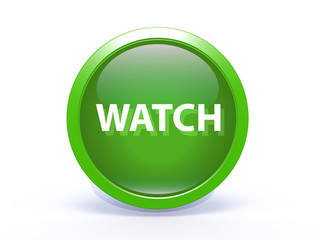 watch circular icon on white background