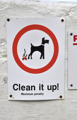 Clean it up! Sign
