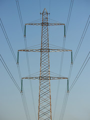 Overhead power lines