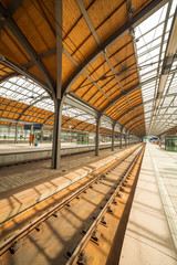Fototapeta na wymiar wroclaw railway station