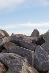 Pile of Rocks Boulders for Construction