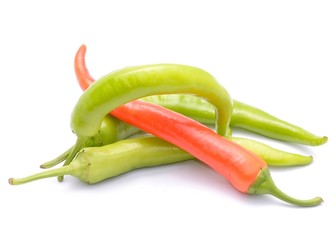 Chili pepper isolated on white background