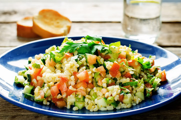 salad with bulgur and vegetables, Tabbouleh