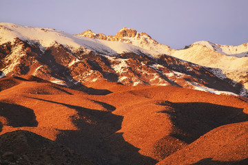 Fototapeta na wymiar Kungoy Ala-Too ridge. Kyrgyzstan