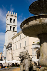 Fototapeta na wymiar Communal Square, Assisi