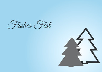 Fototapeta premium Frohes Fest