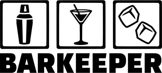 Bartender Barman Barkeeper Tripple