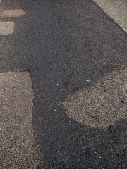 Strasse ausbessern