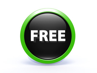 free circular icon on white background