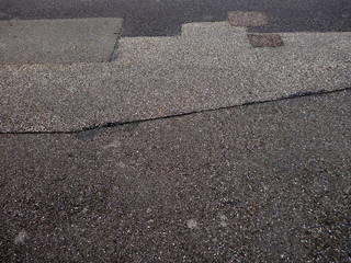 Strasse ausbessern