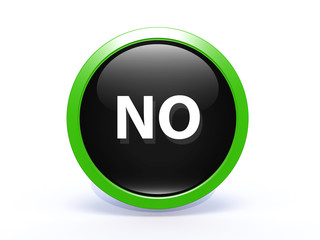 no circular icon on white background