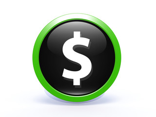 money circular icon on white background