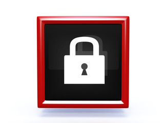 protect square icon on white background