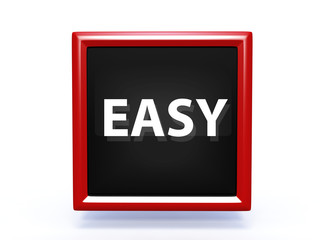 easy pointer icon on white background