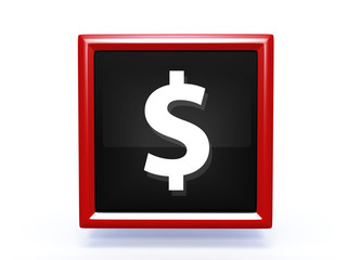 money pointer icon on white background