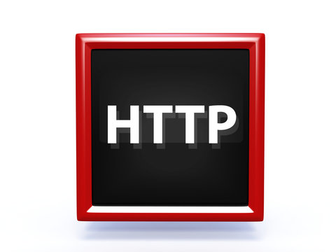 http pointer icon on white background