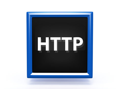 http pointer icon on white background