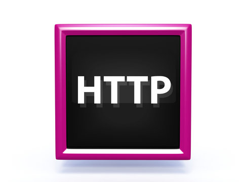 http pointer icon on white background