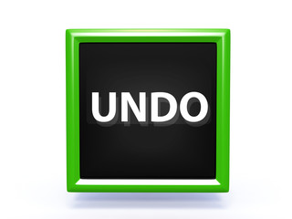 undo pointer icon on white background