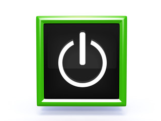 power pointer icon on white background