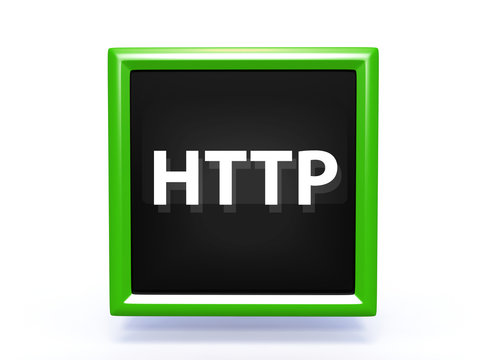 http pointer icon on white background