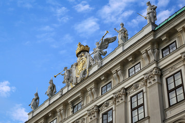 Fototapeta na wymiar Hofburg Imperial Palace in Vienna