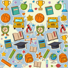 School pattern on blots