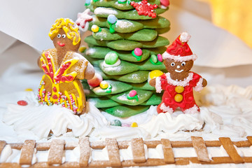 Christmas gingerbread decoration