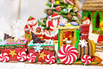 Fototapeta na wymiar Gingerbread Christmas decoration