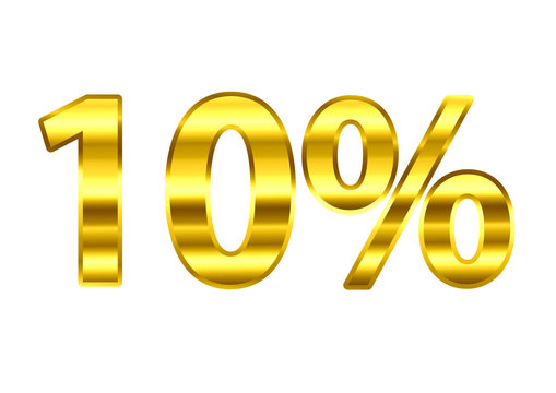 10% dourado