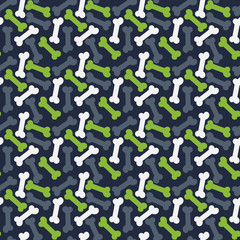 Seamless pattern with Bone