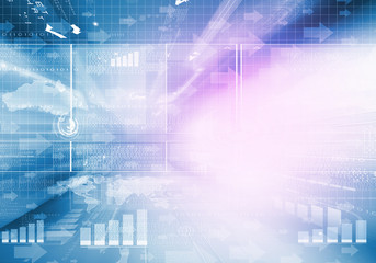 Obraz premium High tech background