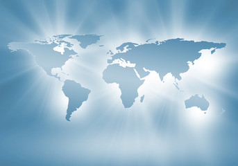 Fototapeta premium World map