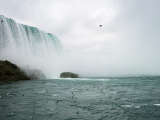 Niagra Falls at moody weather