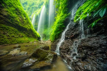 Keuken foto achterwand Indonesië Madakaripura-waterval in Bromo nationaal park, Oost-Java, Indonesië, Azië