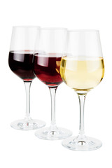 Wein Weinglas trinken Getränk Genuss isoliert