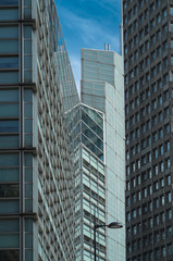 Fototapeta premium Modern Skyscrapers in Victoria London