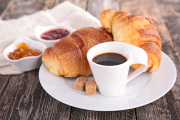 coffee and croissant