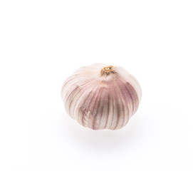 Garlic isolated on white
