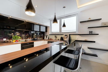 Modern open space luxury kitchen